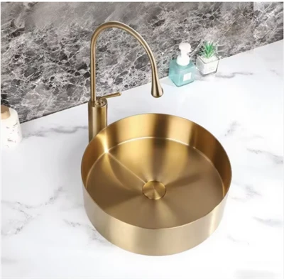Baðherbergisvaskur úr stáli Nano Coating Hringvaskur